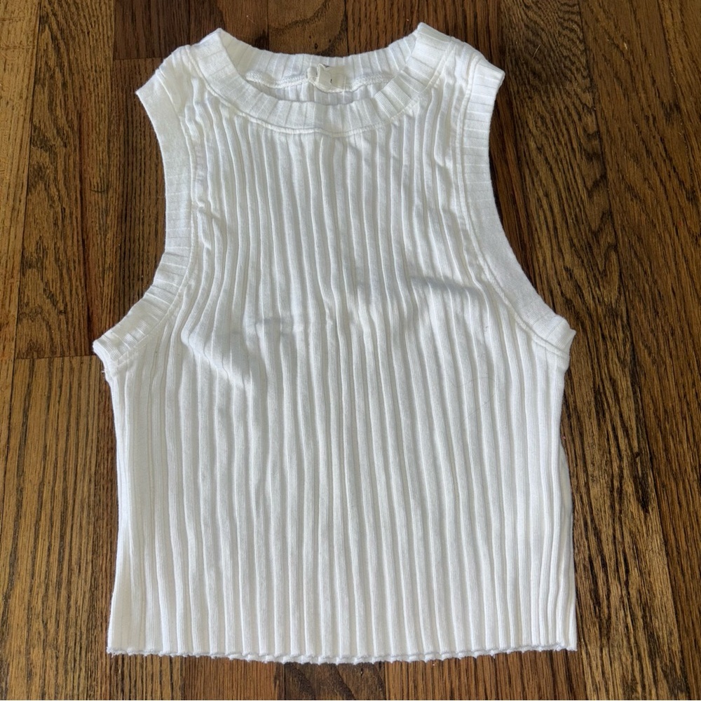 Aerie Women’s High Neck Ribbed Tank Top Size S